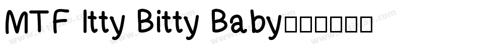 MTF Itty Bitty Baby字体转换